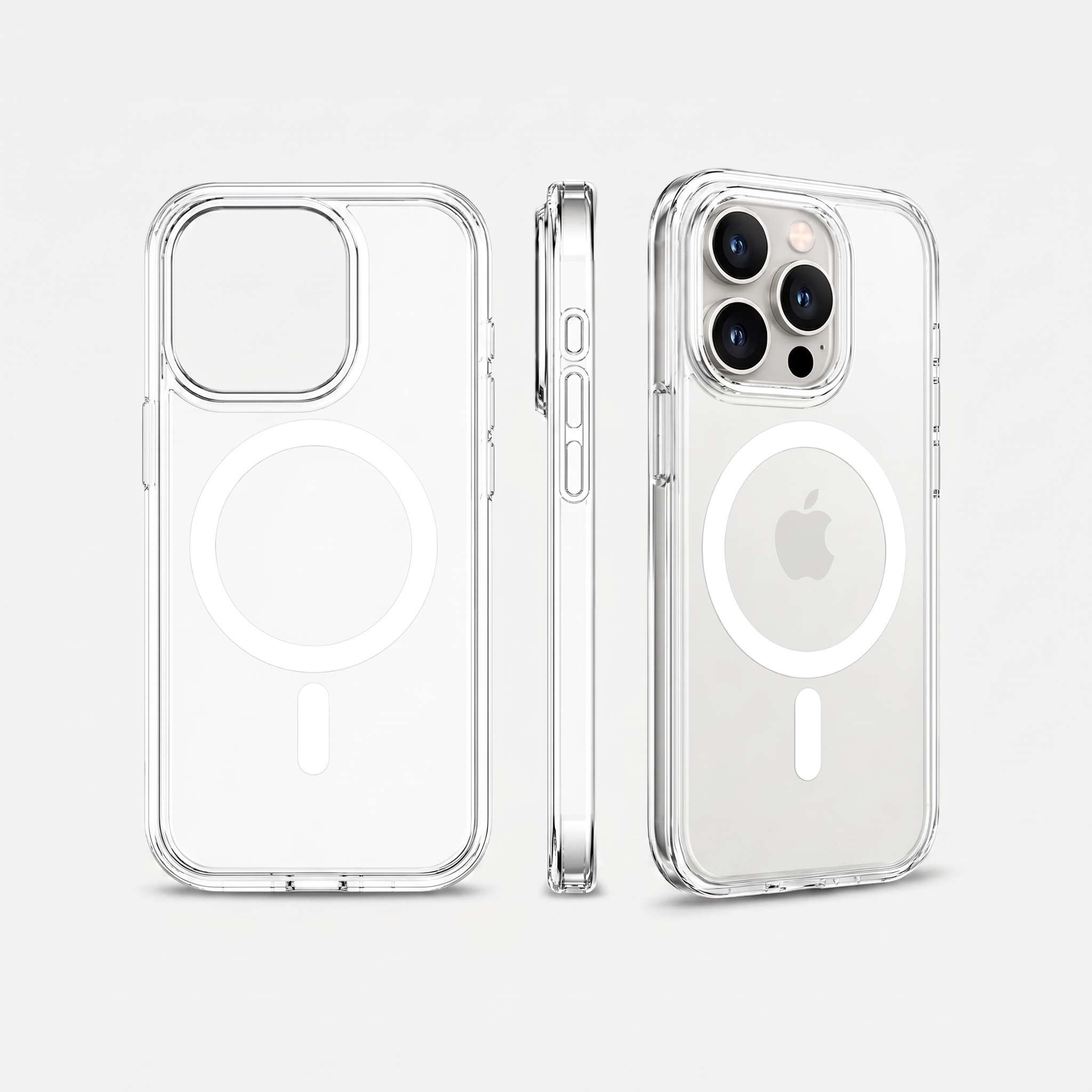 Holdmate Clear Magnetic Case for iPhone (MagSafe Compatible)